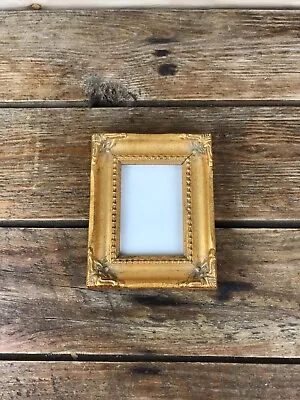 The Weston Gallery Mini Photo Frame Gold Gilt 5x4  Wall Hanging • $11.99