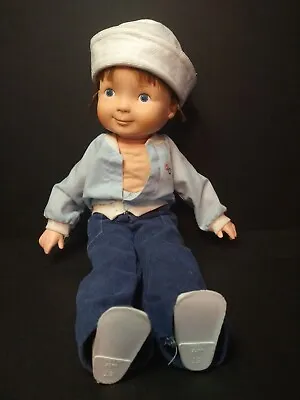 Vintage 1981 Fisher Price My Friend Mikey Doll With Sailor Cap Shoes Pants Coat • $9.99