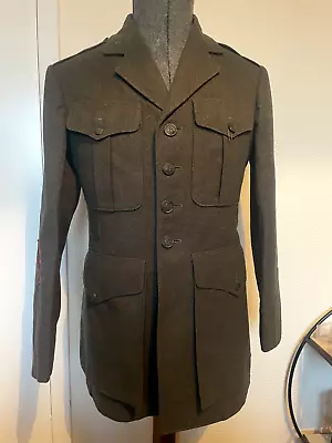 Ww2 Us Marine Corps Usmc Wool Jacket Tunic  1942 Named • $161.64