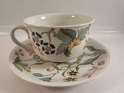 Villeroy & Boch Luxembourg Chintz Pattern Flat Tea Cup And Saucer Set • $12.99