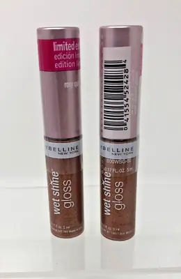 Lot Of 2 Sealed Maybelline Wet Shine Lip Gloss Limited Edition Rosy Quartz • $11.99