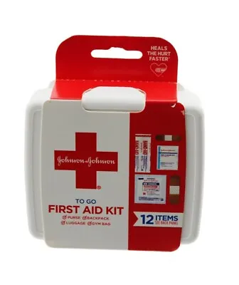 Johnson & Johnson First Aid To Go! Portable Mini Travel Kit - 12pc • $6.25