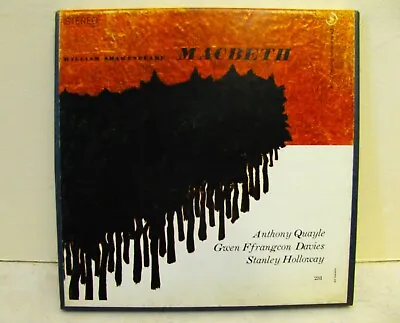 Reel 4 Track Tape  Shakespeare - The Tragedy Of Macbeth  A. Quayle -Gwen Davies • $11.99