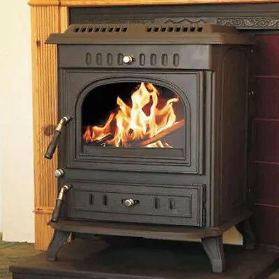 Aiden Miulti Fuel / Woodburning Stove With 24 000 Btu Boiler 5 Year Warranty • £1295