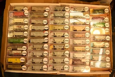 N Scale COVERED HOPPER AIR SP GN NP UP MKT CB&Q BN CNW CR N&W  Sold Individually • $14.95
