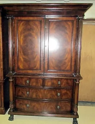 Hickory White Kings Row Mahogany Bedroom Armoire/Wardrobe Storage/TV SAVE 75%!!! • $2524.50