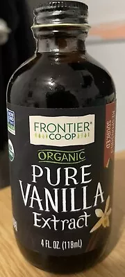 (2) Frontier Co-Op Organic Vanilla Extract Bottles 4 Fl Oz • $29.99