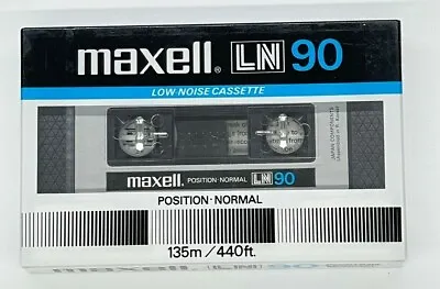 Maxell LN 90 Type I Low Noise Cassette Tape - Brand New & Factory Sealed Vintage • $19.95