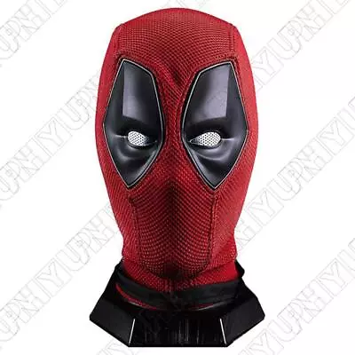 Deadpool Full Face Mask Breathable Knit Mask For Halloween Cosplay Red • $36.92