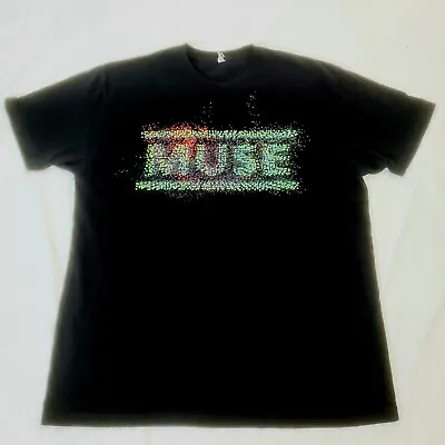 Muse The Second Law 2013 North America Tour Black Tee Size Large • $14.99