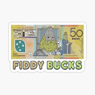 BIG LEZ FIDDY BUCKSsss STICKER Funny Meme Car Decal Sticker. • $4.99