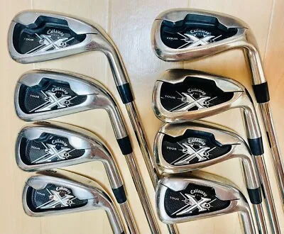 Used Callaway X-20 TOUR Iron Set (#3-Pw) TRUE TEMPER Steel • $243.79