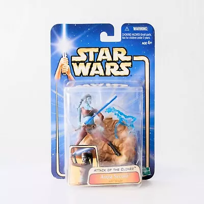 NEW 2002 Star Wars AAYLA SECURA Jedi #11 Attack Of The Clones Action Figure MOC • $11.99