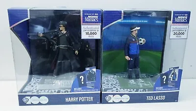 NEW ~ Lot Of 2 McFarlane Toys - Movie Maniacs 7  Posed Ted Lasso & Harry Potter • $50
