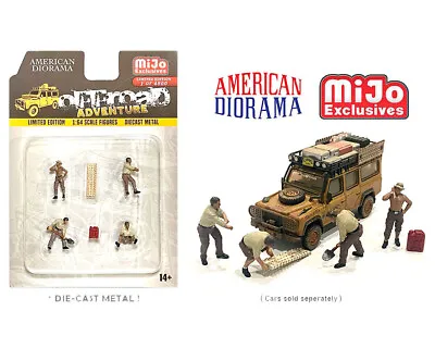 American Diorama 1:64 Off-Road Adventure Figures Set • $19.43