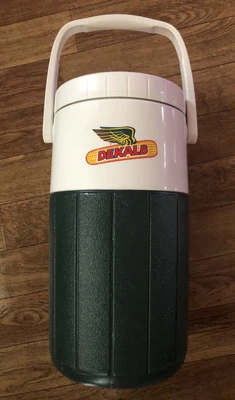 $14.50 • Buy Vintage Dekalb Seed Flying Corn Coleman Water Beverage Jug Thermos Advertising