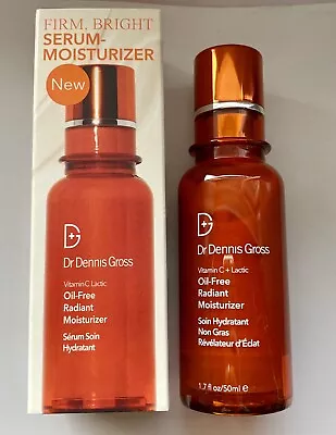 Dr Dennis Gross Skincare Vitamin C Lactic Acid Oil-free Moisturiser 50ml RRP £74 • £2.75