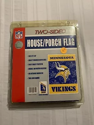 Minnesota Vikings NFL Double Sided 28  X 40  Banner Flag Wincraft • $30