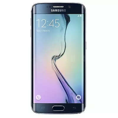 Samsung Galaxy S6 Edge G925A 32GB Black Sapphire AT&T Only Smartphone Excellent • $51.69