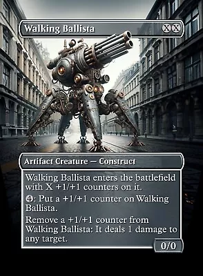 Walking Ballista - High Quality Custom Altered Art Card • $3.99