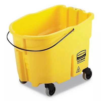 Rubbermaid Commercial WaveBrake 2.0 Bucket 8.75 Gal Plastic Yellow FG757088YEL • $100.19