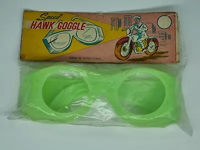 Vintage SPEED HAWK GOGGLE 1950s Rack Pack Toy Made In Hong Kong • $19.99