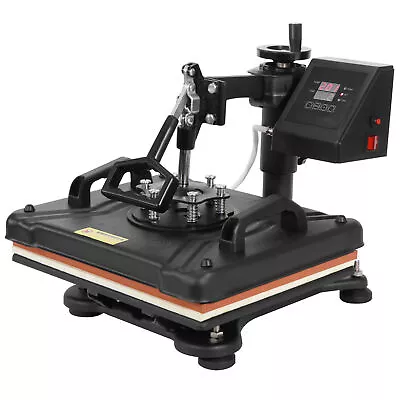 Digital 5 In 1 Heat Press Machine Transfer Sublimation For Mug Hat Plate Cap • $158.58