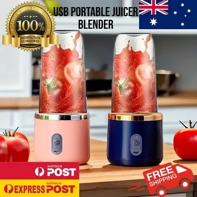 Double Cup USB Portable Juicer Blender • $19.65