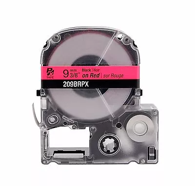 K-Sun 209BR Black On Red PX Tape 3/8  KSun Epson 209BRPX • $18.49