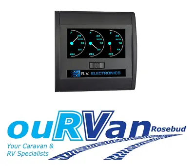 RV Electronics Triple Water Tank Gauge Level Indicator Caravan Camper LCD0219T • $118