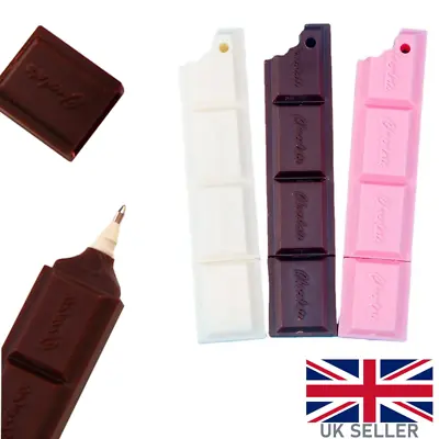 £2.95 • Buy Novelty Chocolate Bar Ballpoint Pen Candy Sweets Gift Kids Stationery Cute Girls