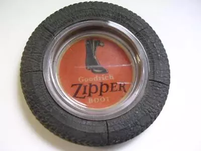 Very Neat Vintage Goodrich Zipper Boot Tire Ashtray • $99.99