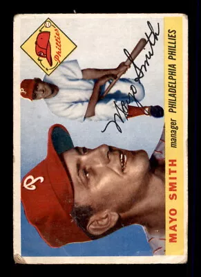 1955 Topps #130 Mayo Smith • $2.50