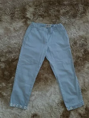 £8 • Buy 8 Years Simonetta Light Blue Capri Chinos