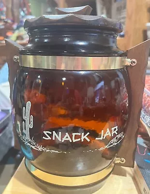 Vintage Siesta Ware Barrel Snack Jar • $25