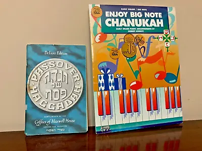 Jewish Book 1965 Passover Haggadah (Bilingual). 1994 Enjoy Big Note Chanukah By • $15