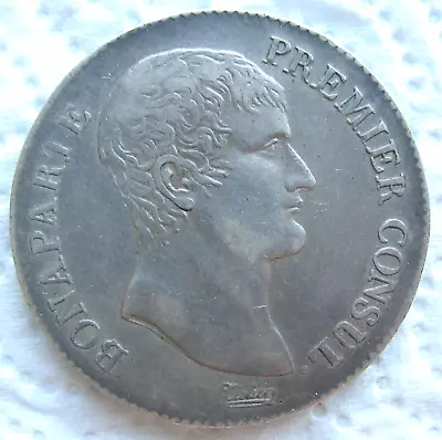 France AN XI-Q Silver 5 Francs • $185