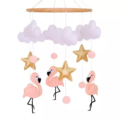Pink Flamingo Baby Crib Mobile For Baby Girl Baby MobileNursery Mobile Nursery • $24.61