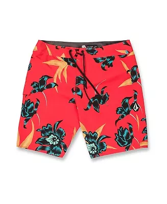 VOLCOM Polydactal 19  Mod-Tech Board Shorts 33  Waist Orange • $24.50