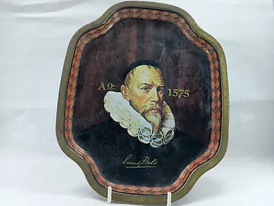 VTG Lucas Bols Ao. 1575 Tole Tray Barringer Wallis & Manners Mansfield England • £19.46