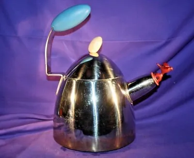  Michael Graves Design Stainless Teakettle Bird Whistle Used • $49.99