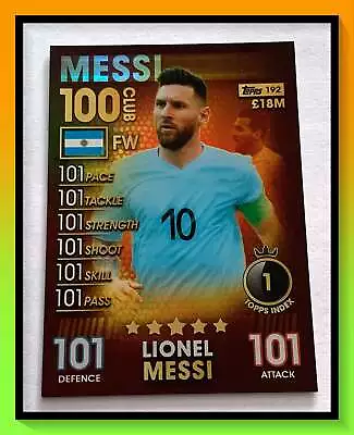 2019 Topps Match Attax 101 Trading Cards - 100 Club - Limited Edition • £2