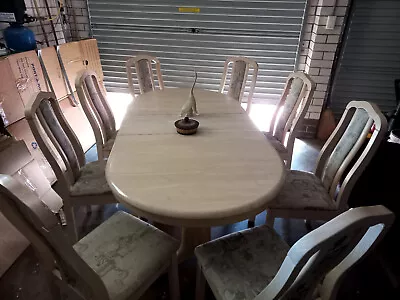 $199 • Buy Dining Extension Table And 8 Chairs