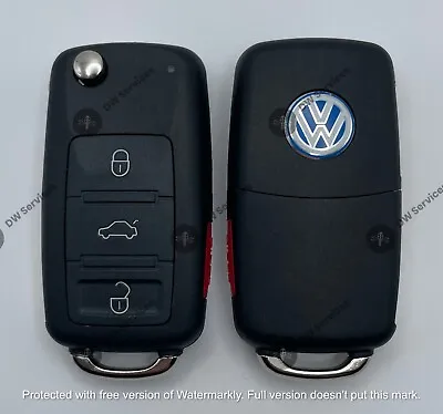 NEW! Volkswagen TOUAREG 2004-2010 4-button Flip Key Remote Fob KR55WK45022 ID46 • $49.99