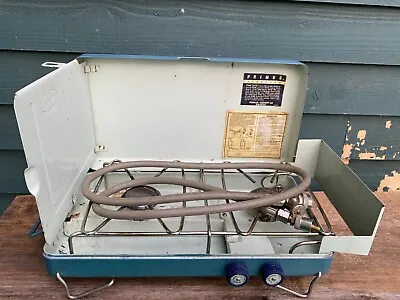 Vintage Primus Camp Stove 2048 Double Burner With Hose Made In Sweden • $47.75