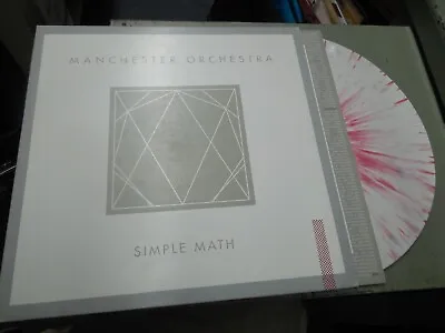 MANCHESTER ORCHESTRA  Simple Math  LP  Limited White W/ Red Edition 2021 NM VG++ • $49.99