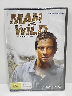 Man Vs Wild Forces Of Nature Season 3 DVD 2008 Region 4 Sealed New Fast Post • $7.11