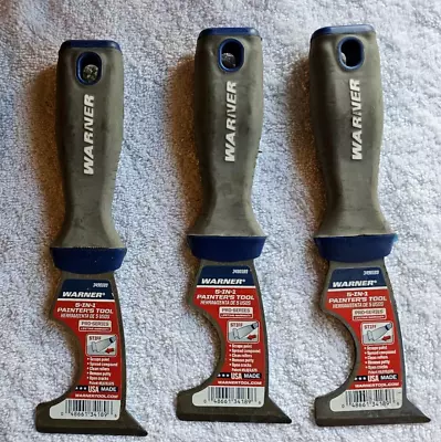 Lot Of  3)  Warner 5 IN 1 PAINTING KNIFE SCRAPER ROLLER CLEANER MuLTI TOOL USA • $18.40