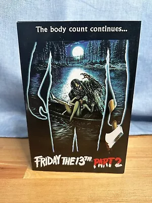 NECA Friday The 13th Part 2 Ultimate 7  Jason Vorhees Action Figure New Boxed • £19.99