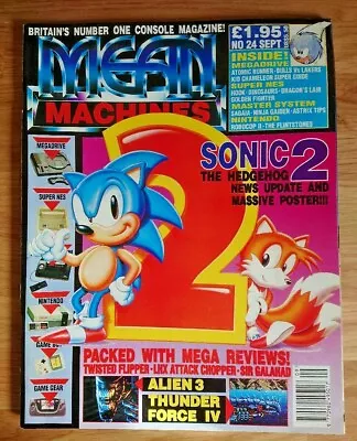 Mean Machines Magazine - September 1992 - Issue 24 - Sonic 2 Robocop 2 Hook • £19